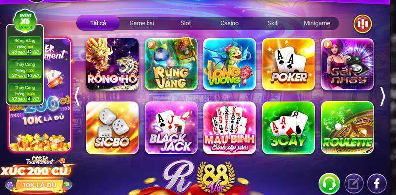 Nạp tiền vào cổng game R88 đơn giản